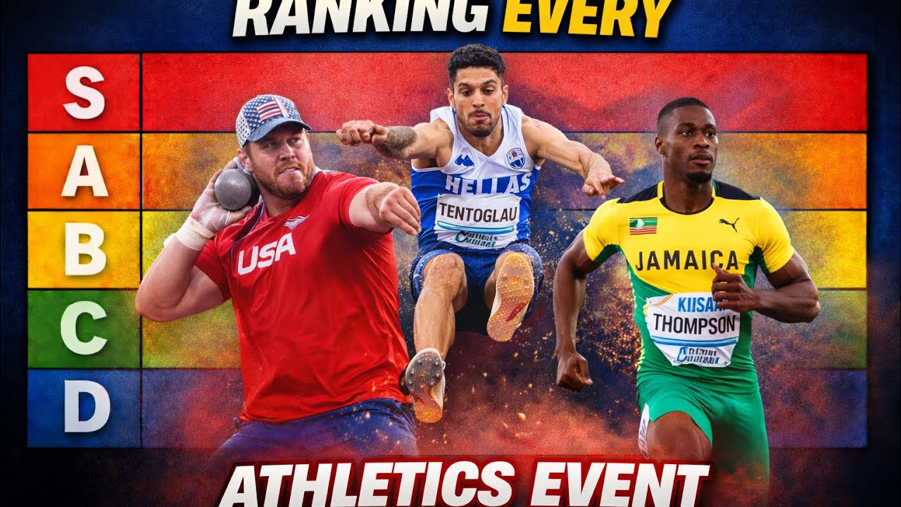 Ranking EVERY Track and Field Event...... SPICY?!?!?!?!?!