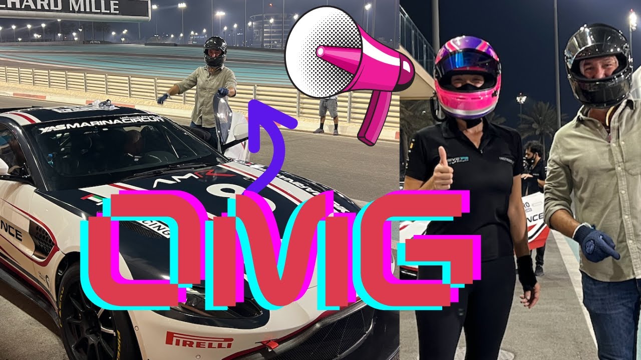 Aston Martin GT4 Driving Experience@Yas Marina Circuit 2021🥵// تجربة قيادة استون مارتن