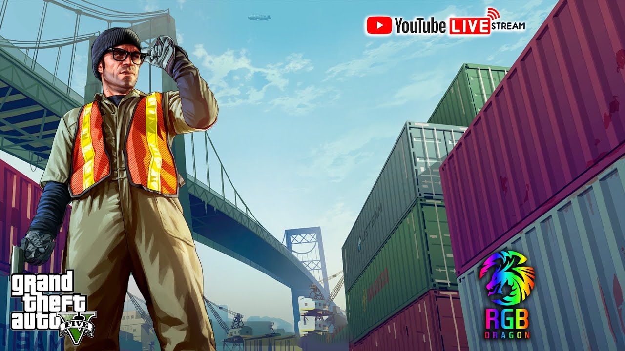 GTAV live stream : Epic Heists & chaos unfolding  