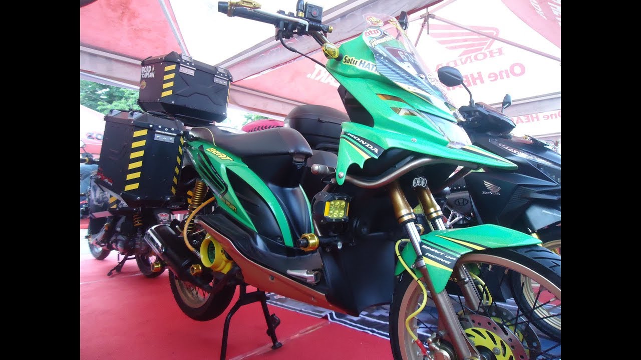 Kontes Motor Matic Touring Style Honda Beat Modif Keren