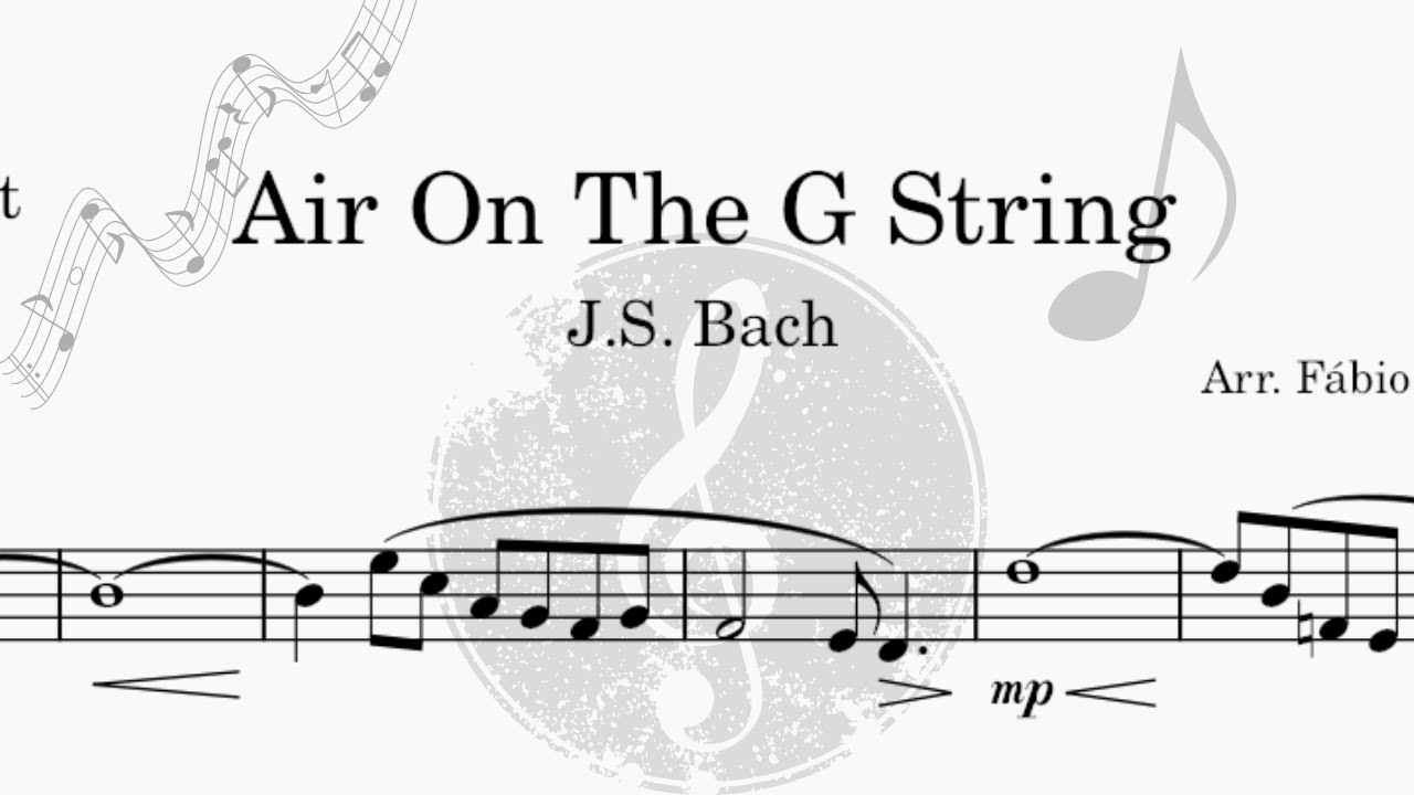 Air On The G String - Free Bb Trumpet - PDF Sheet Music and Playback - Easy Arrangement