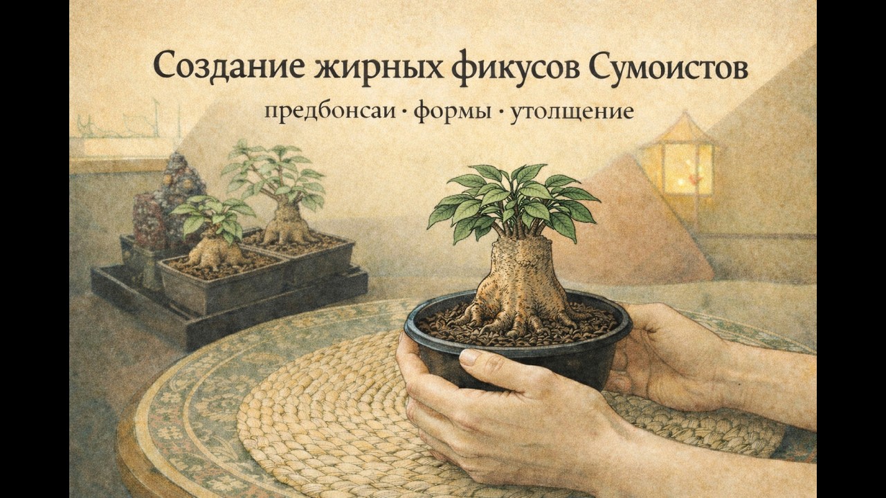 Как сделать “жирный” фикус-сумоист из обычного саженца?