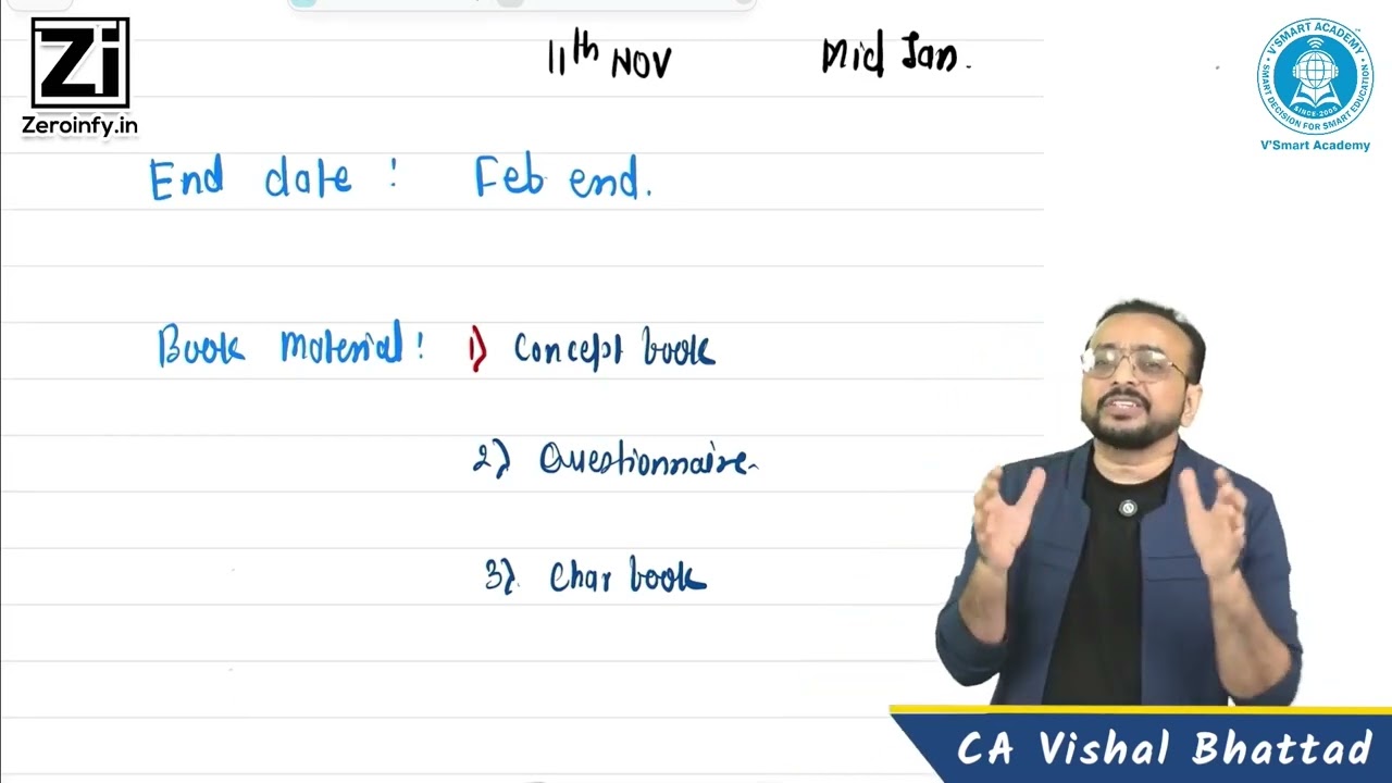 CA INTER GST | BATCH DETAILS | CA VISHAL BHATTAD