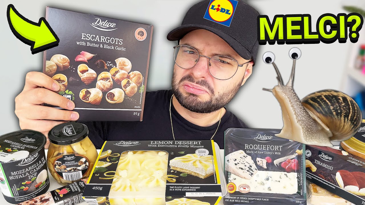 Am mancat MELCI de la LIDL DELUXE + noi produse???