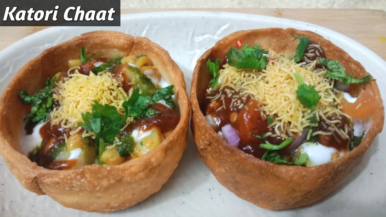 Crispy Katori Chaat Recipe | How to make Street Style Katori Chaat | Basket Chaat| Festival Special