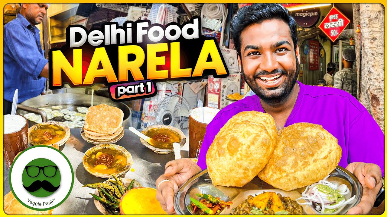 Hidden Food Gems in Narela Delhi Street Food | Saini Kachori , Gupta Sweets & More | Veggie Paaji