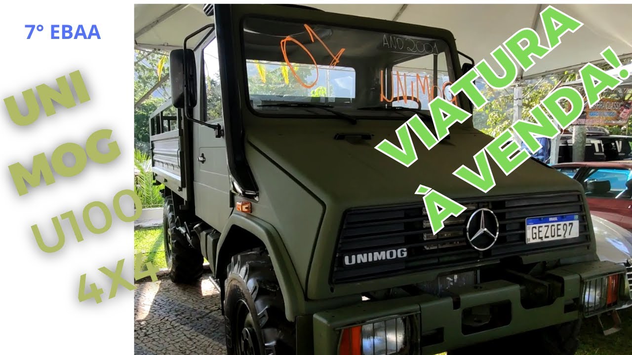 Unimog U100 4X4 2001 100% operacional licenciado - VENDIDO