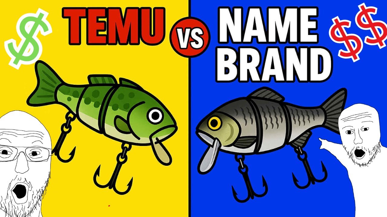 Temu VS. Name Brand Swimbait!