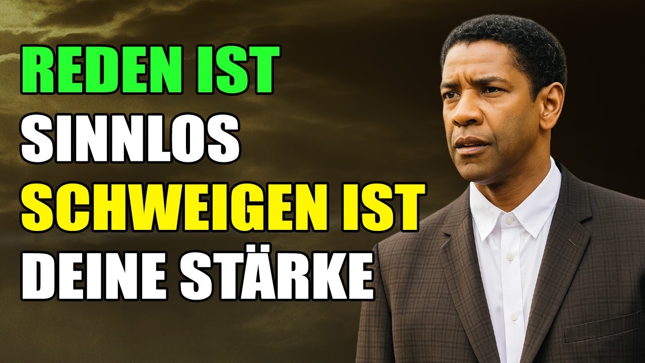 Im Alter: Fokussiere dich auf dich selbst und schweige | Denzel Washington Motivation