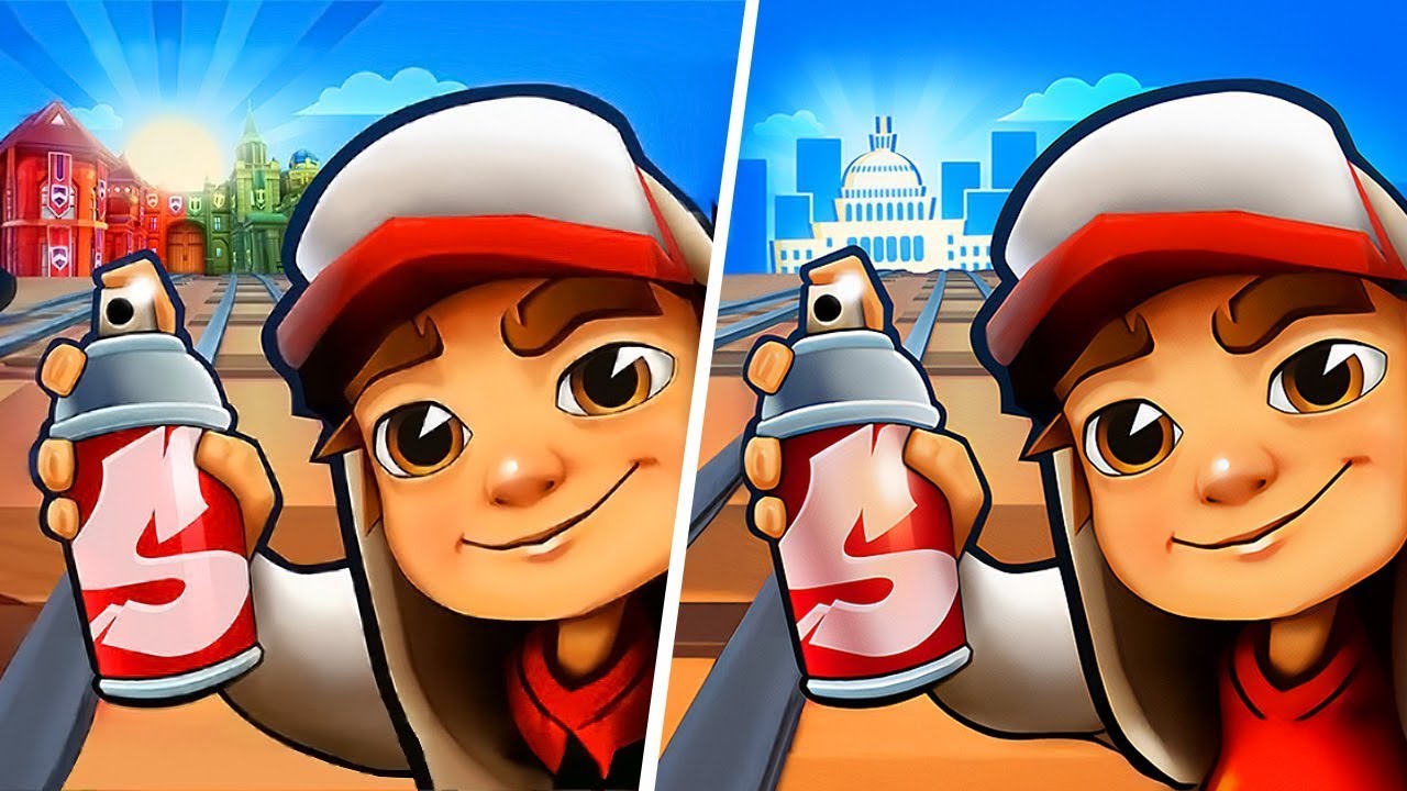 Subway Surfers Buenos Aires 🆚 Subway Surfers Winter Holiday, Subway Surfers Map Comparison