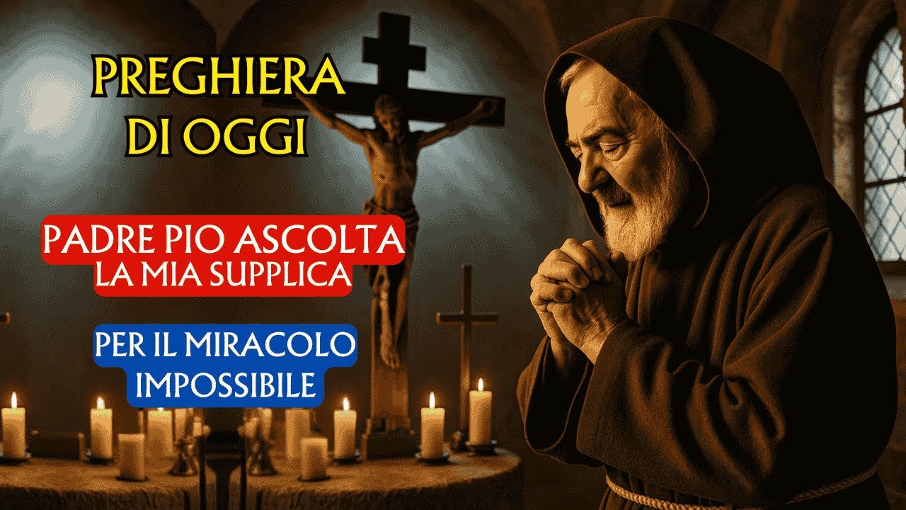 🙏 Padre Pio ascolta la mia supplica | Preghiera per un miracolo impossibile🙏