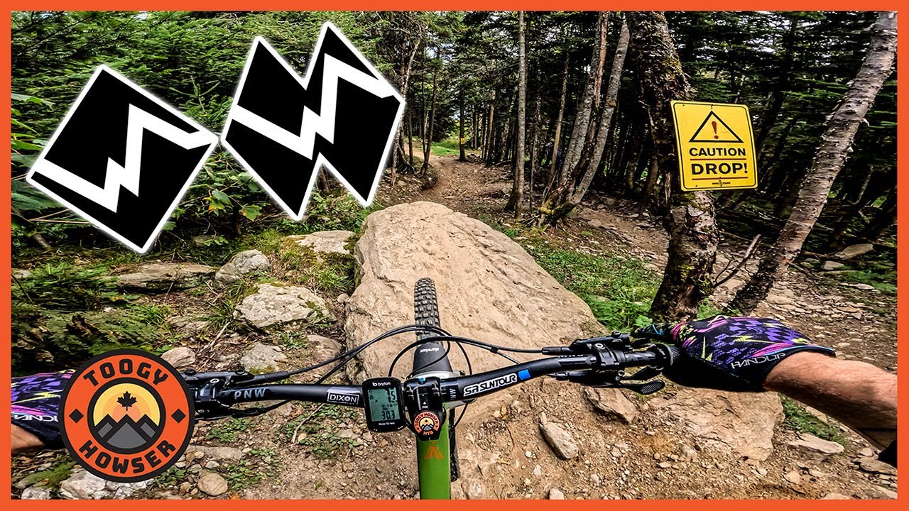 Black & Double Black Tech from the TOP of Killington Bike Park