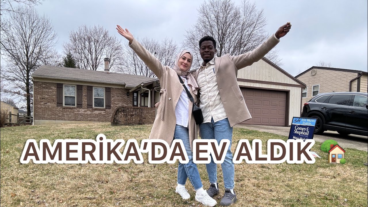 AMERİKA’DA YENİ EVİMİZİN ANAHTARINI TESLİM ALDIK  🏡
