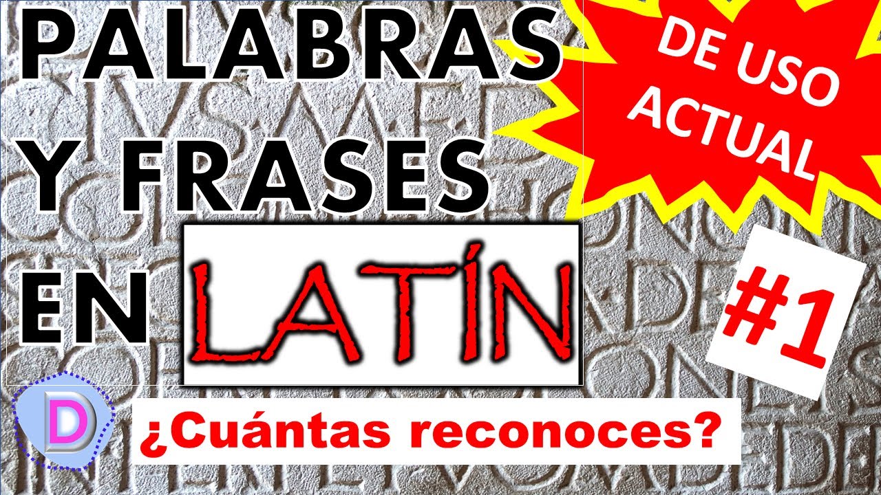 30 FRASES y PALABRAS en LATÍN de USO ACTUAL || ¿Cuántas reconoces? || Capítulo 1