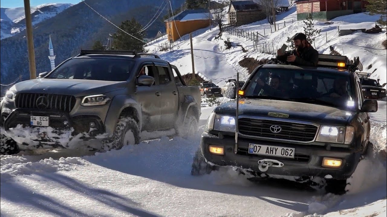 Mercedes xClass🏆 Toyota Landcruiser 🏆 Mitsubishi L200 ✅ Extreme OFF ROAD 🧭 monster trucks