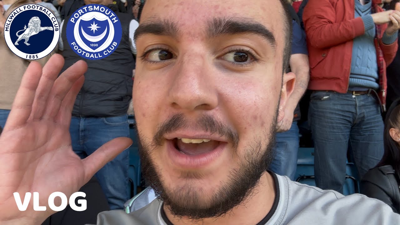 MILLWALL V PORTSMOUTH VLOG! ( MIHAIILLO DOUBLE! )