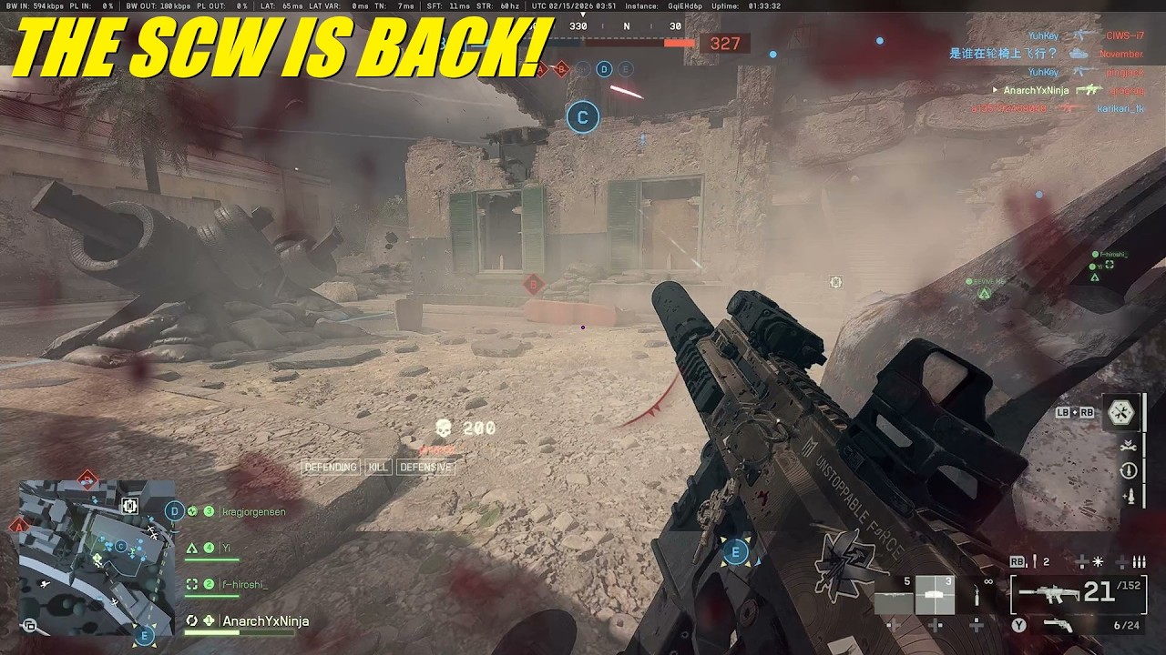 Haven't used the SCW in so long! Good to be back! - Battlefield 6