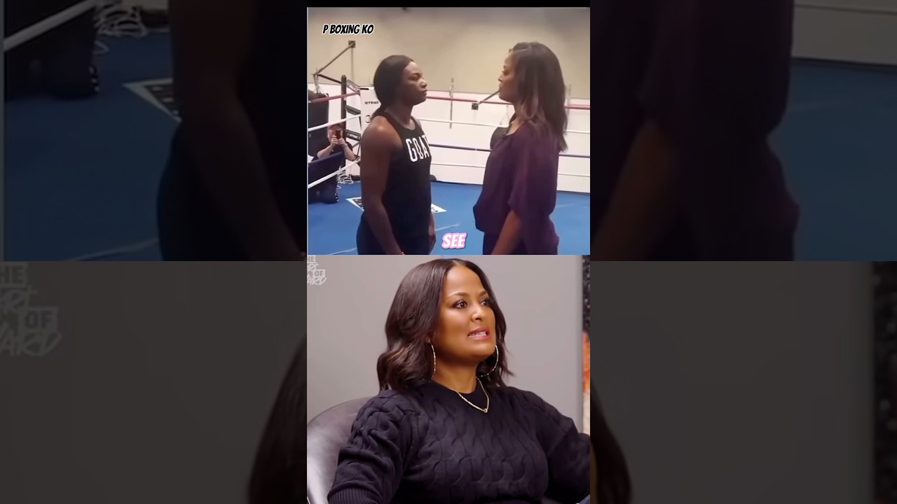 Claressa Shields still wants to fight Laila Ali 🥊 #boxing #canelo #boxingnews  #womenboxingworkout