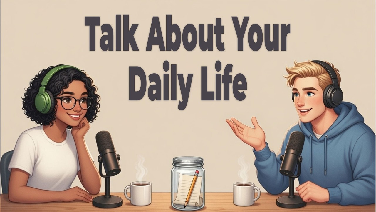 English Podcast For Easy English Conversation | Talk About Your Daily Life in English 🗣️