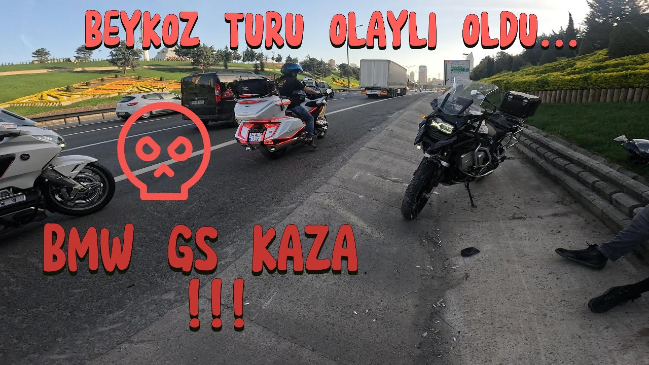 HONDA X-ADV 750 - BEYKOZ TURU - BMW Z4 DRİFT - BMW GS KAZA - TRAFİK - MOTOVLOG (Crash - Drift)