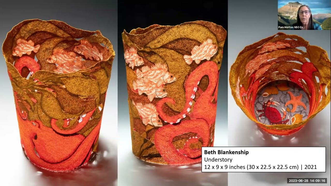 TEXTILE TALK:  Art Evolved: Intertwined--Basketry and Art Quilts in Conversation (SAQA and NBO)