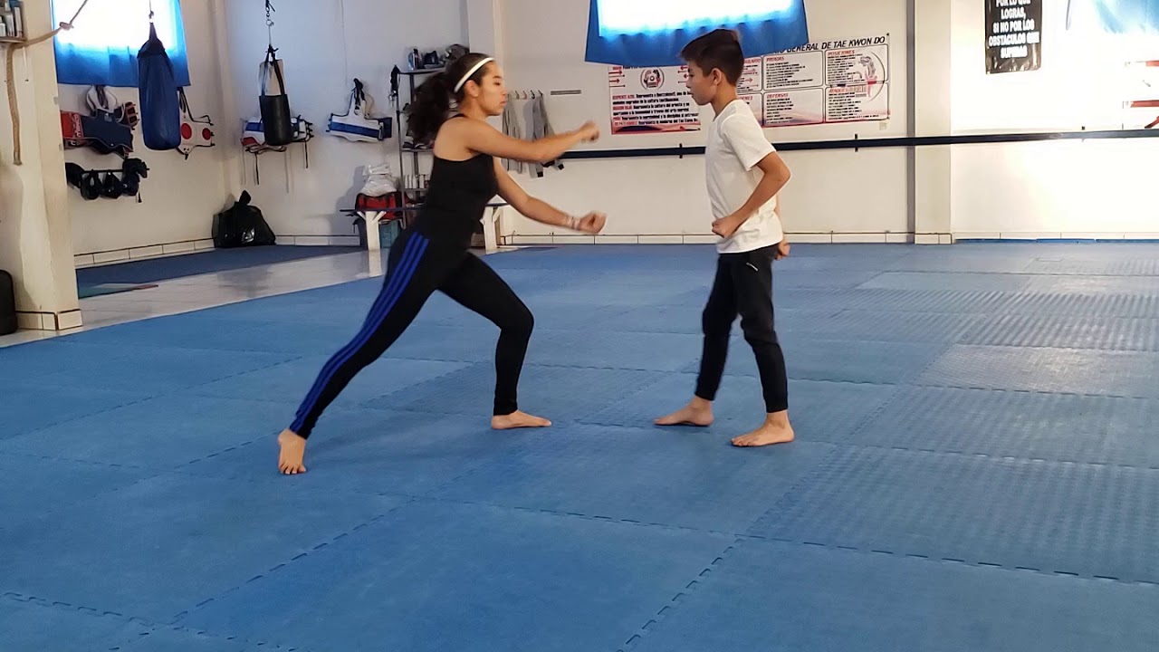 Pasos de combate, taekwondo