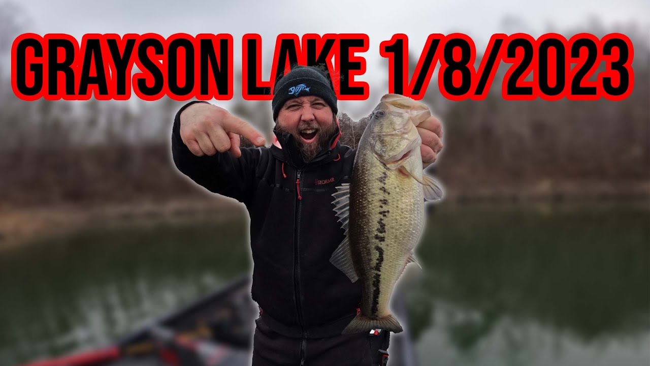 Cold Water Bassin' - Grayson Lake - 1/8/2023