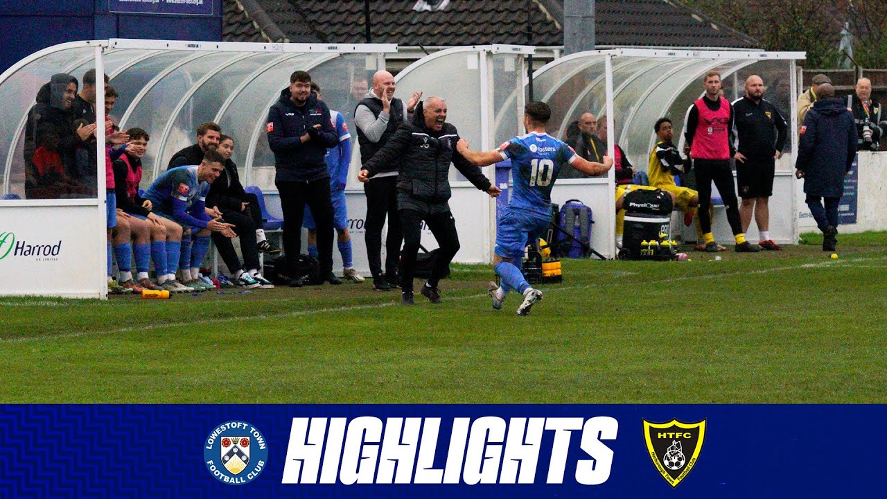 MATCH HIGHLIGHTS | 🔵 LOWESTOFT TOWN 🆚 HARBOROUGH TOWN 🟡  | 26.10.24