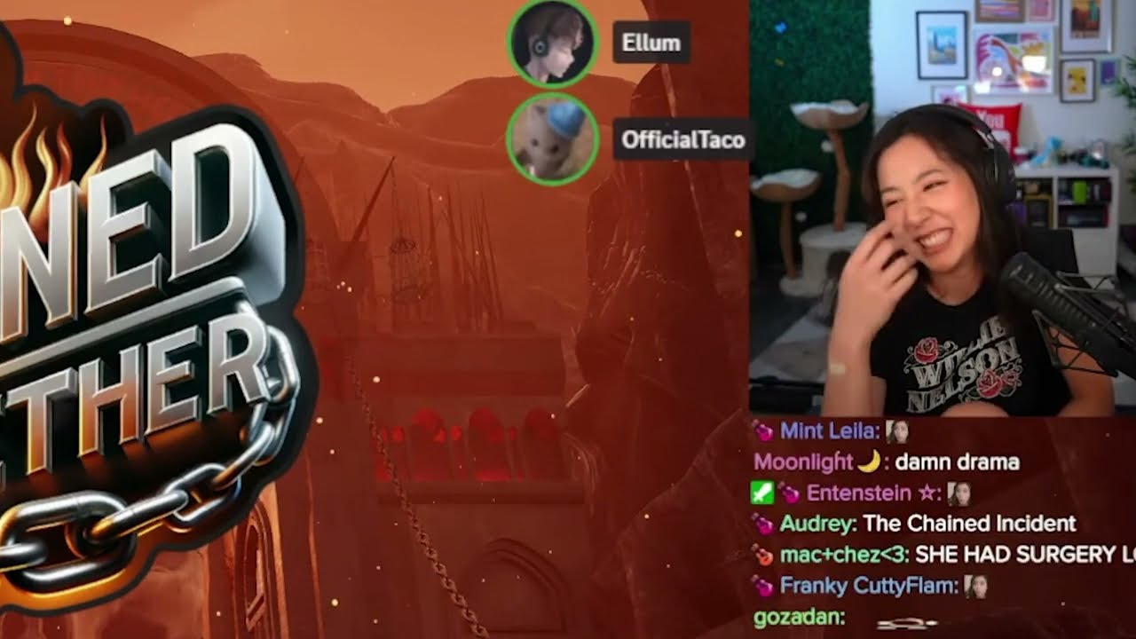 The last 9 minutes and 30 seconds of Fuslie quitting Chained Together