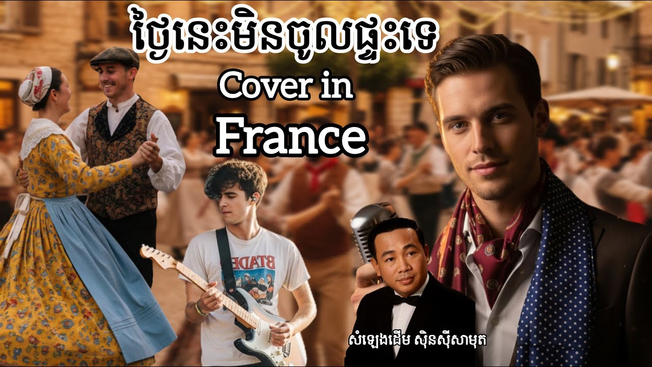 [MV]ថ្ងៃនេះមិនចូលផ្ទះទេ|សំឡេងដើម ស៊ិនស៊ីសាមុត|Cover song (France)