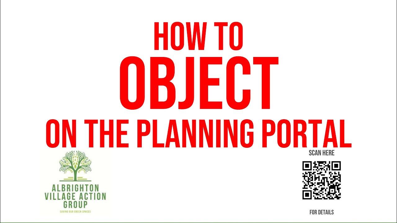 Planning Application Objection  - Step Two. How to object on the planning portal.