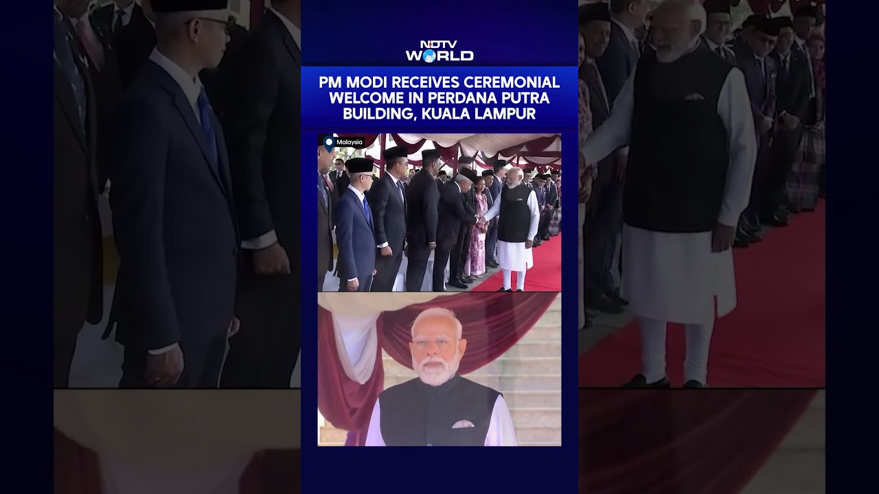 PM Modi In Malaysia | PM Modi Receives Ceremonial Welcome In Perdana Putra Building, Kuala Lampur