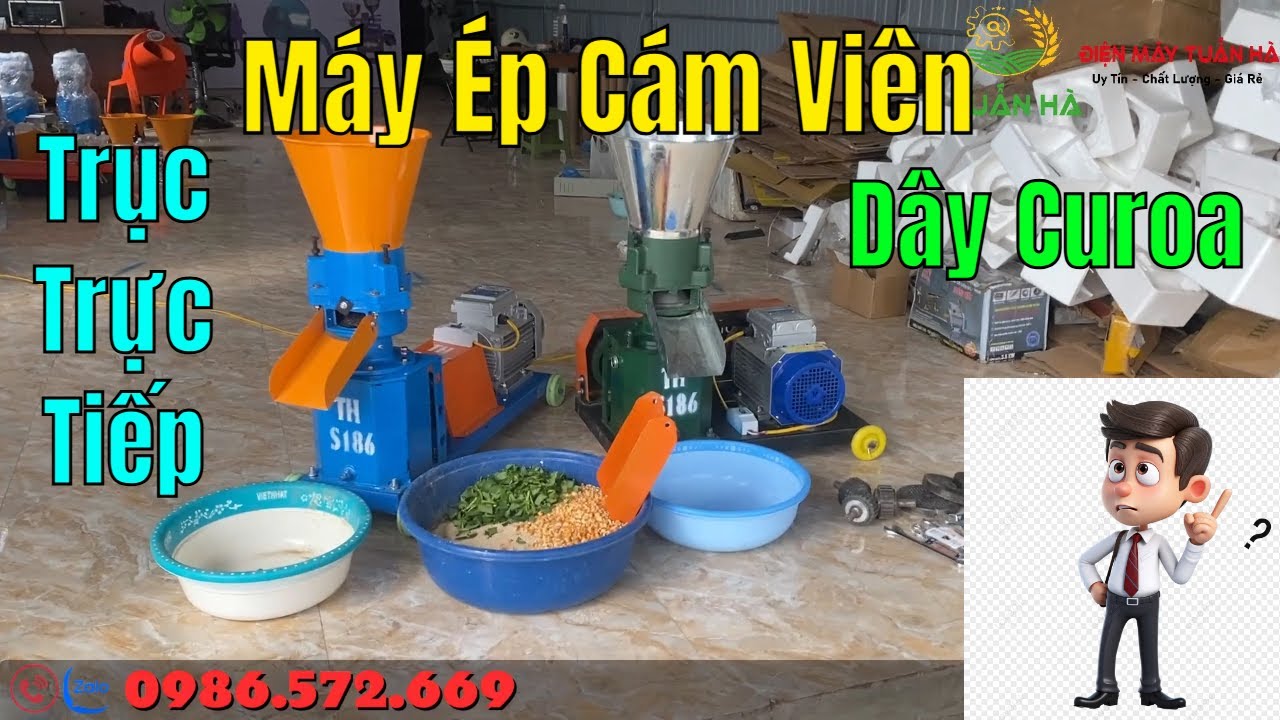 So Sánh 2 Dòng Máy Ép Cám Viên Đang Được Ưu Chuộng Nhất