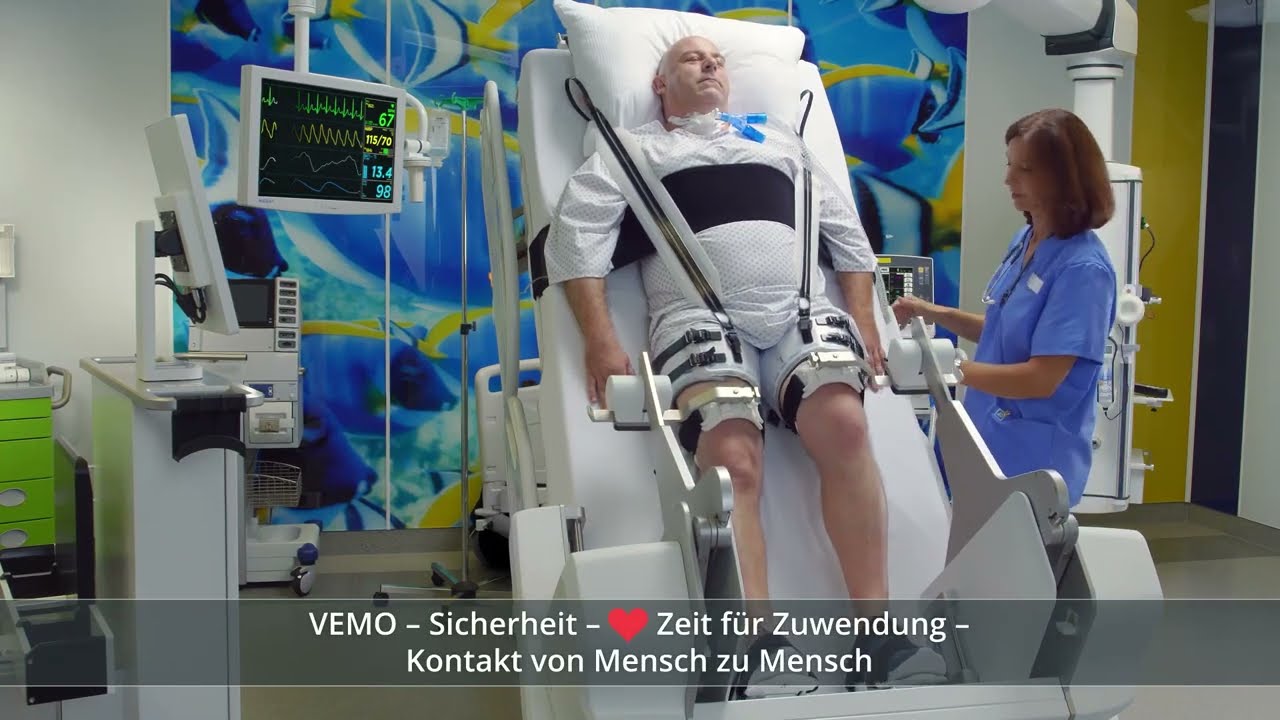 Vemotion System - robotisch assistierte Fr&uuml;hmobilisierung von Intensivpatienten
