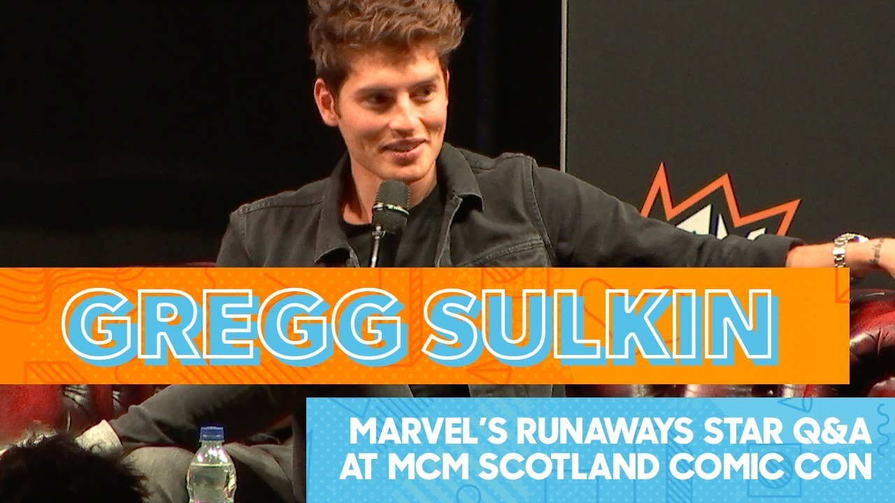 Gregg Sulkin Q&A Panel | On Marvel's Runaways, Wizards of Waverly Place & more | MCM Comic Con