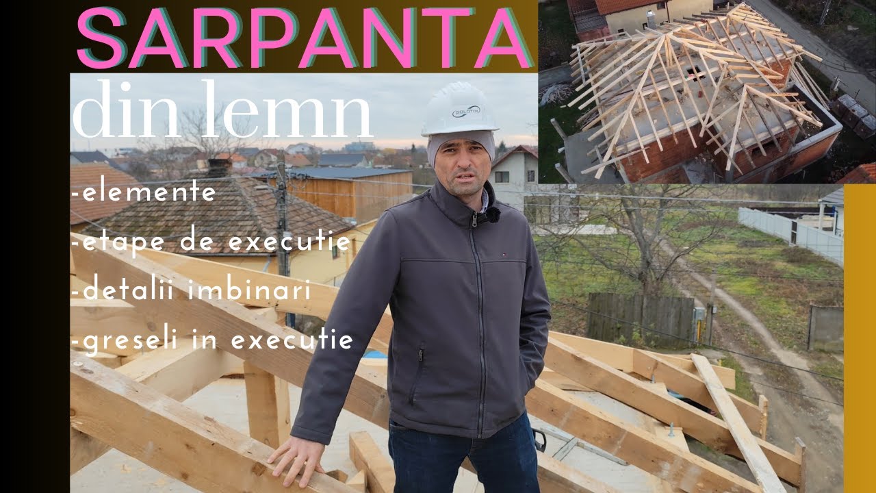 Acoperiș tip sarpanta din lemn (cum se realizeaza/detalii/elemente/greseli)