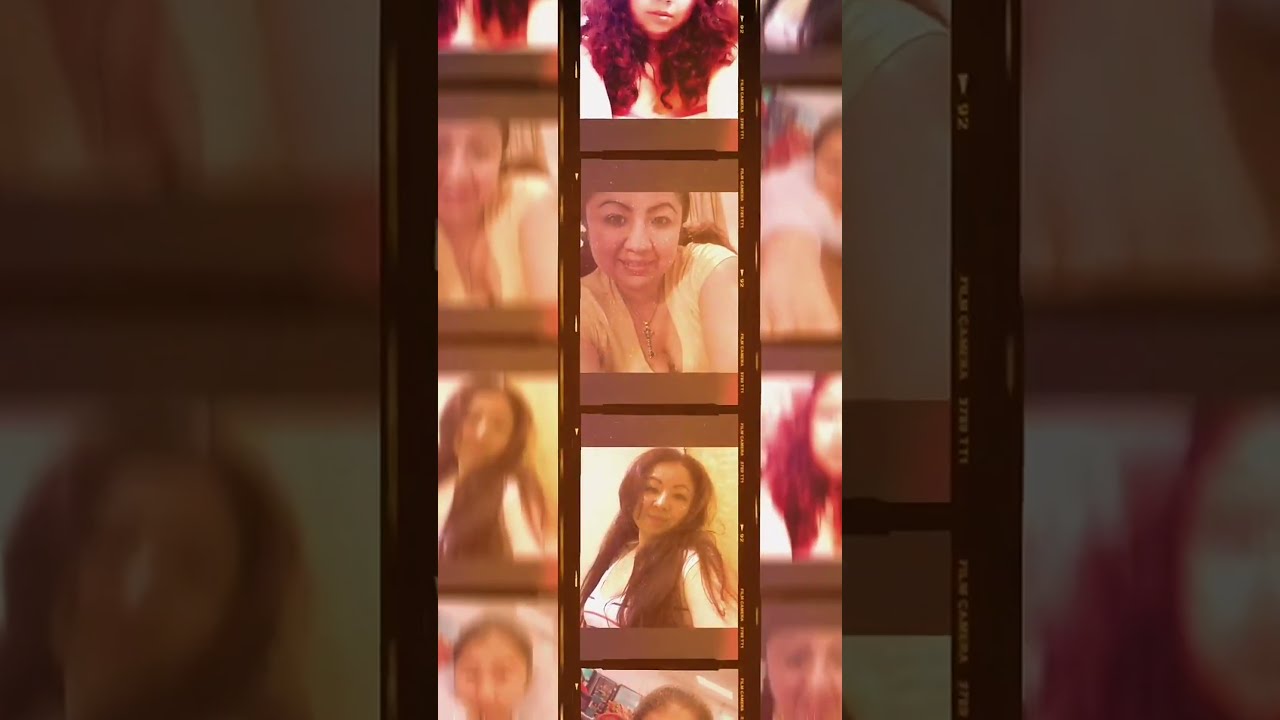 Retro Film Frames: A Journey Through Time with a Woman's Transformations#RetroFilm