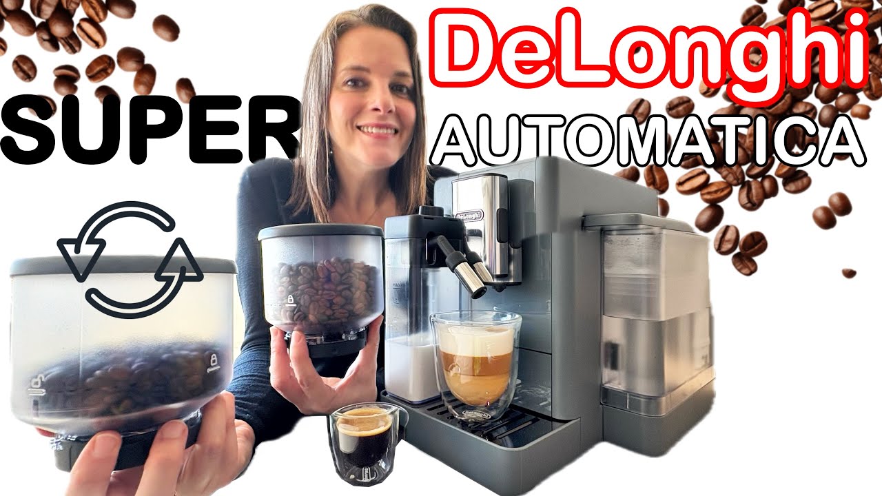 De'Longhi Rivelia la cafetera superautomática con depósitos de café  INTERCAMBIABLES