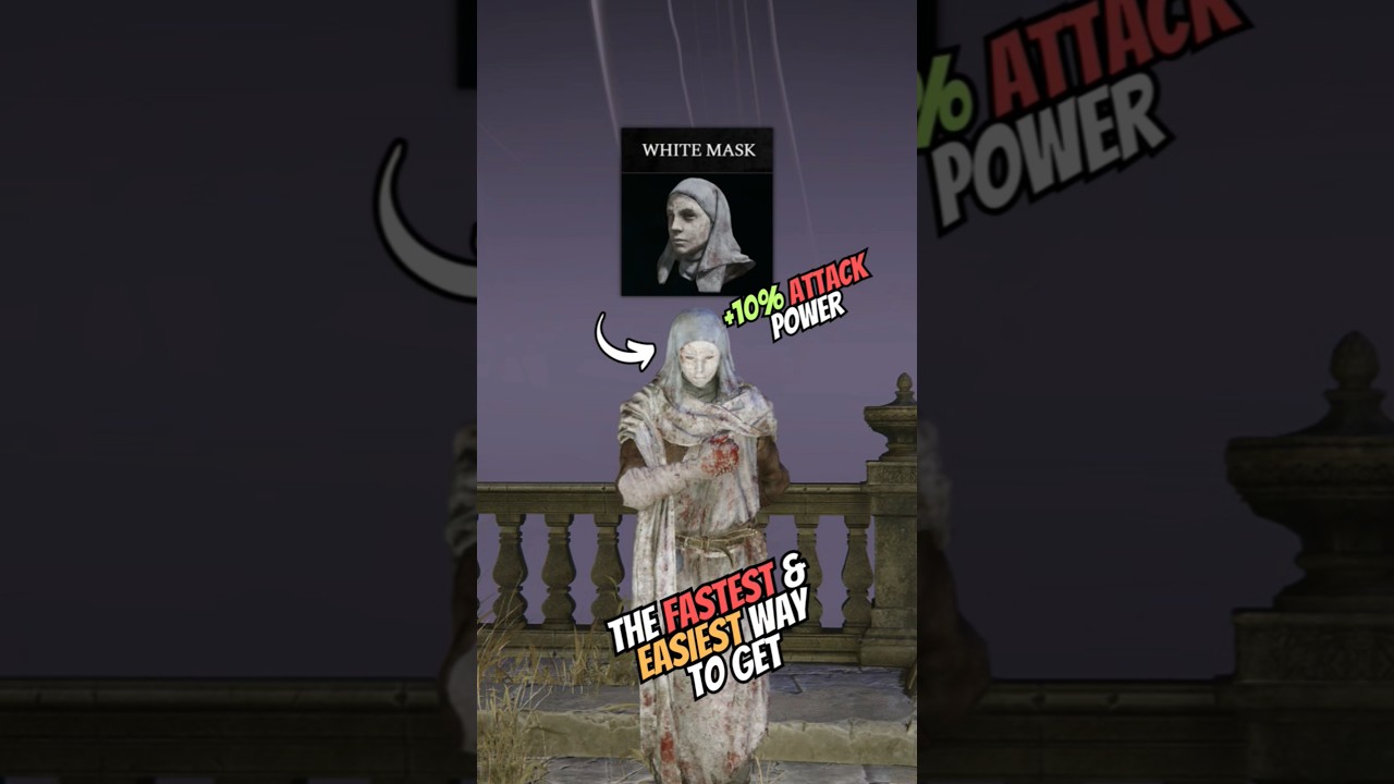 Boost Your Bleed Build with the White Mask | How to get White Mask in Elden Ring