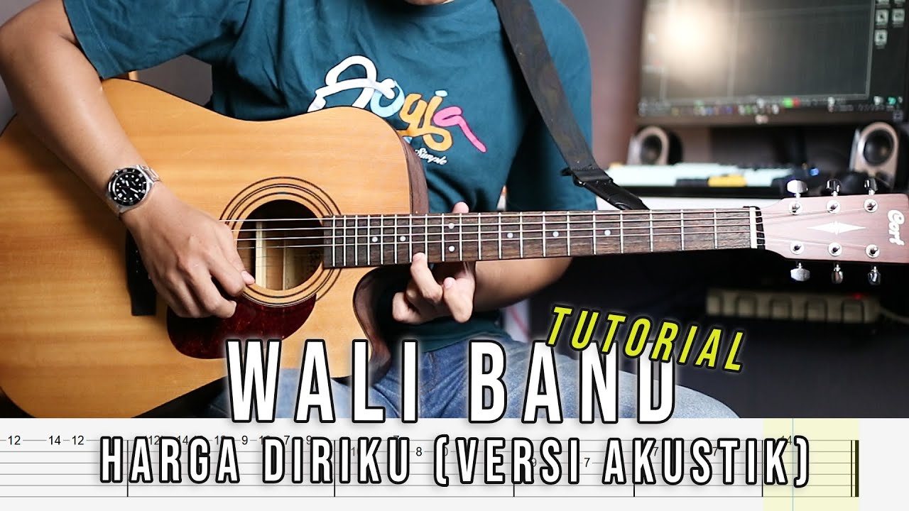 TUTORIAL Wali band - Harga Diriku Gitar Solo + TAB (Versi Akustik)