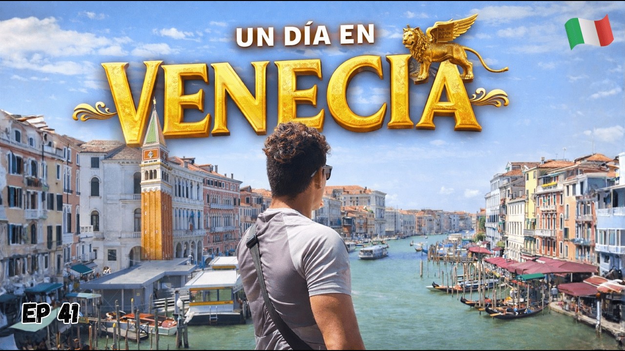 Llegar a VENECIA en BARCO fue otro nivel 🚤 | Mochilón por Europa – EP 41