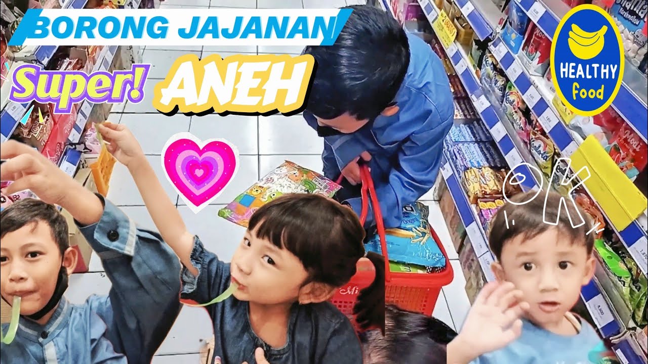 BORONG JAJANAN ANEH! MURAH MERIAH DI HARI-HARI. 😍😱 #jajanmurah