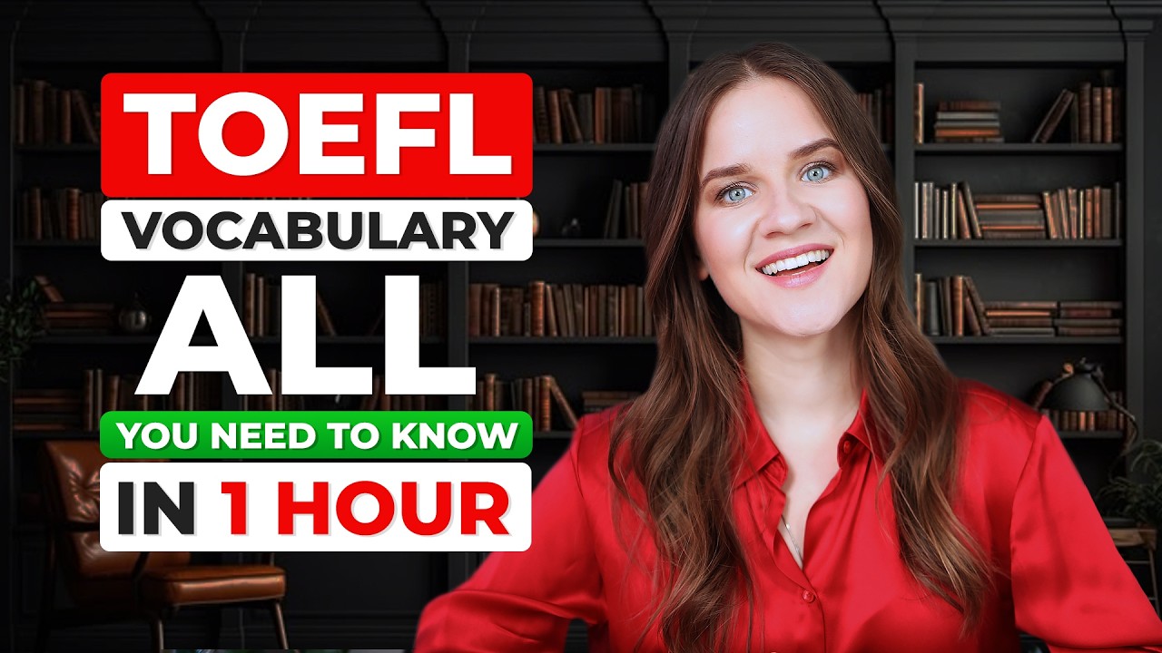 Вся необходимая академическая лексика TOEFL 2026 за 1 час | Слова, которые помогут вам набрать 30...