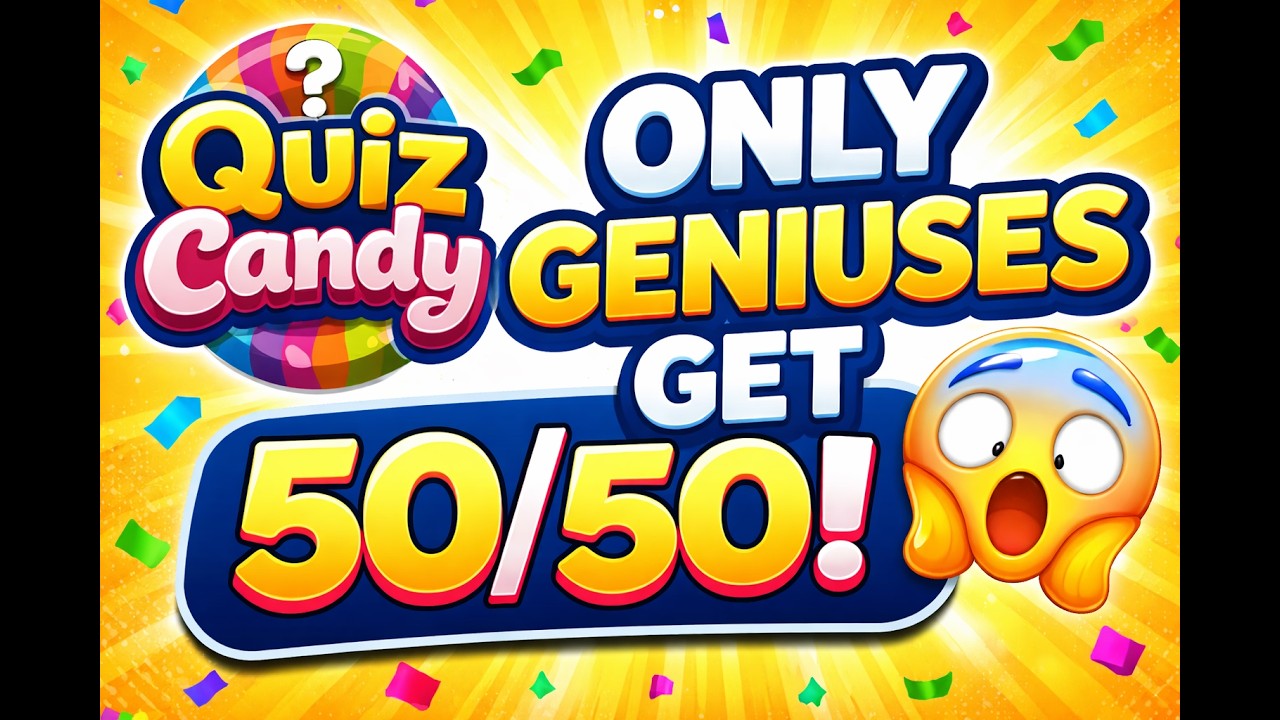 Only Geniuses Get 50/50 🤯 | Mixed Trivia Challenge