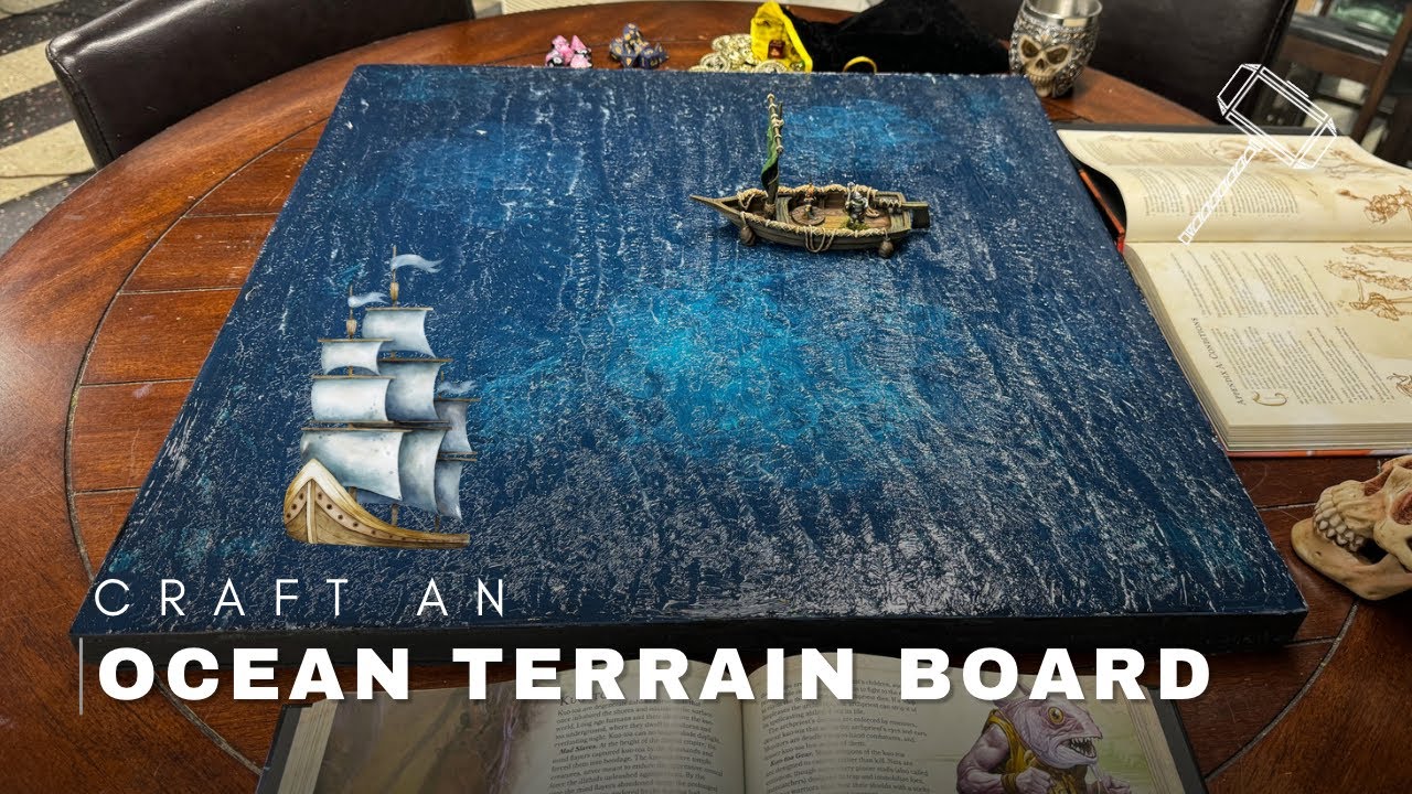 Создайте реалистичную карту морского ландшафта для D&D и Warhammer