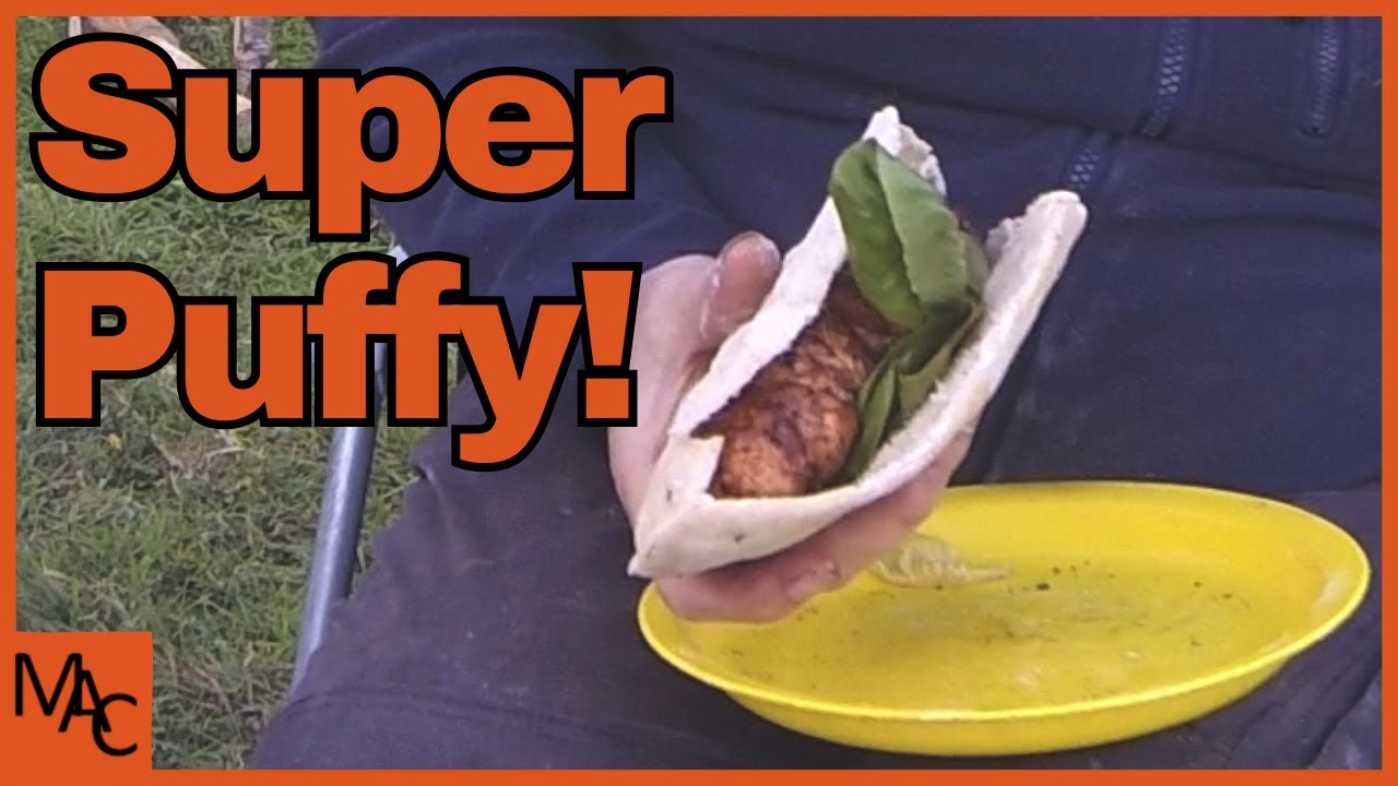 Campfire Cooking:  Pita Bread Kebabs