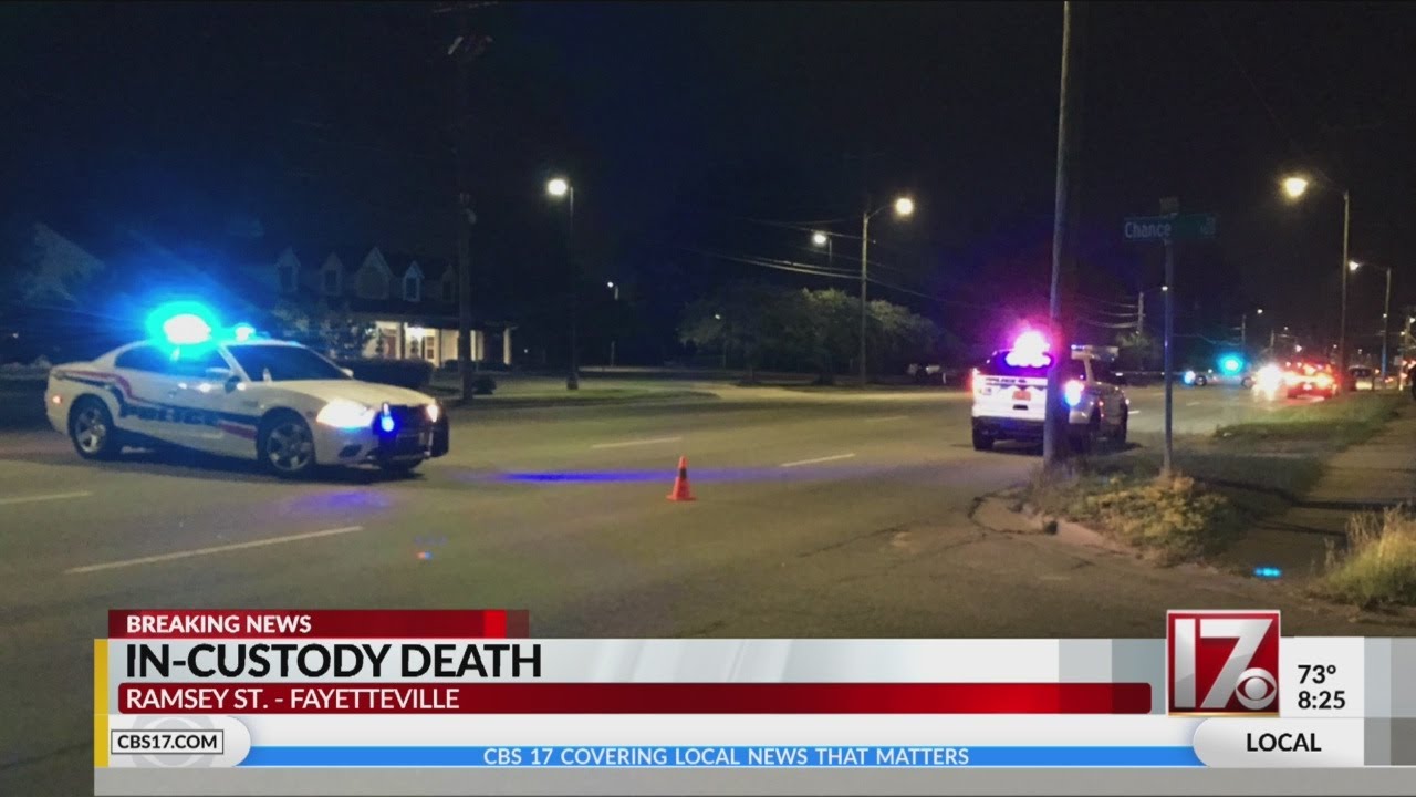 Man taken to ground, handcuffed dies in Fayetteville police custody