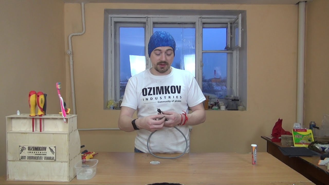 OZIMKOV Industries: Ремонт гибкого вала от китайского мини гравера.