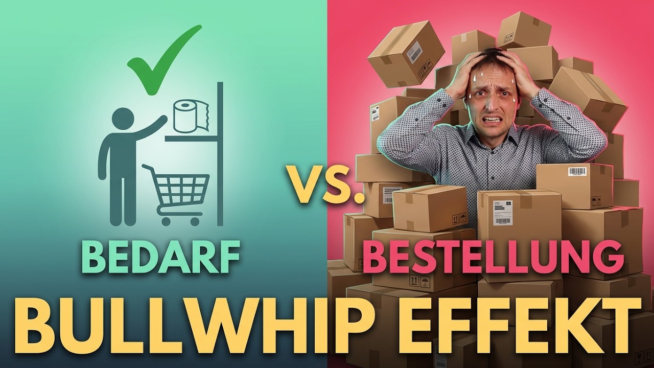 Was ist der Bullwhip Effect / Peitscheneffekt - einfach erklärt