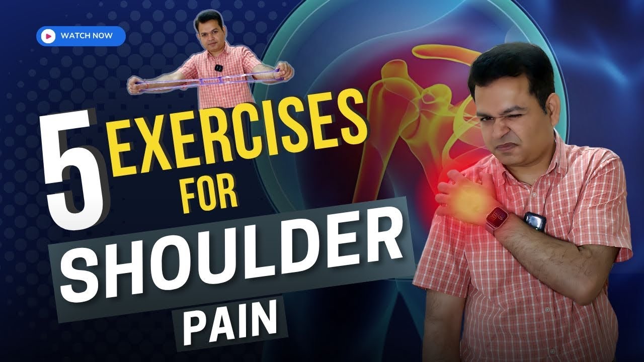 5 Best Exercises For Shoulder Pain Relief, Frozen Shoulder Exercises, Rotator Cuff Treatment